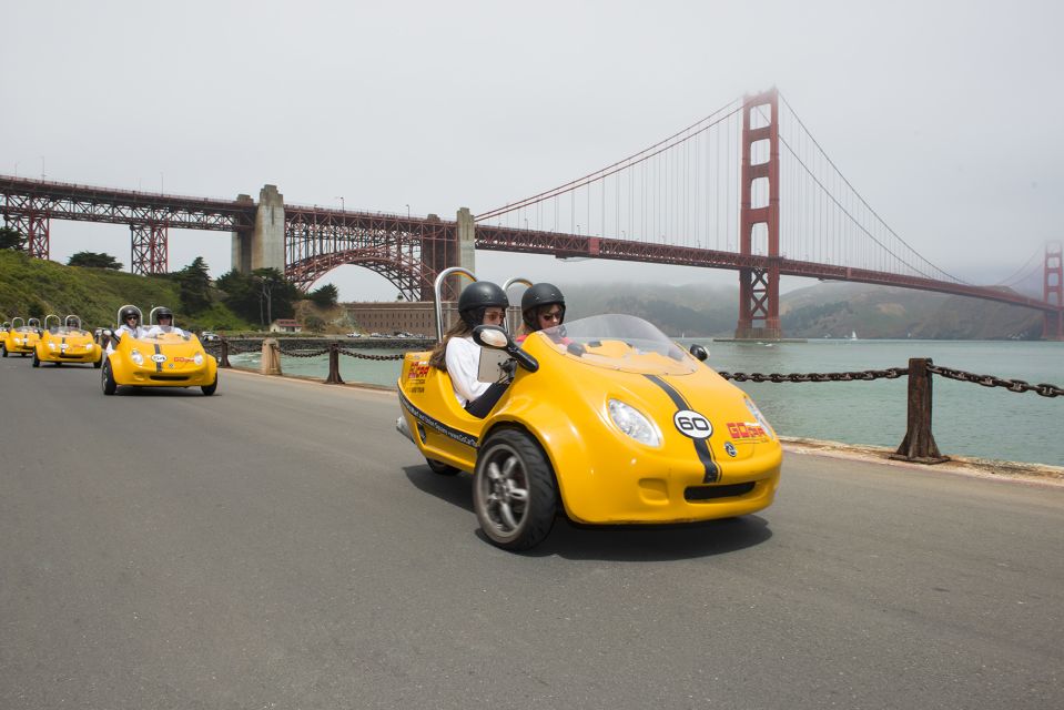 GoCar 3-Hour Tour of San Francisco's Parks and Beaches - Pickup Information