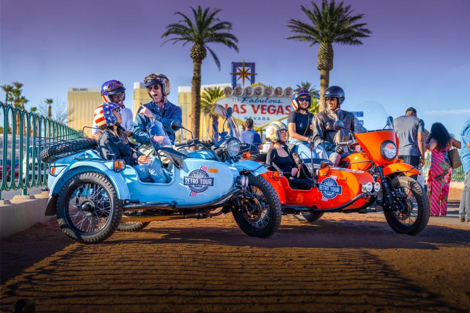 Las Vegas: Private Sidecar Motorcycle Tour of Vegas Strip - Tour Route Highlights