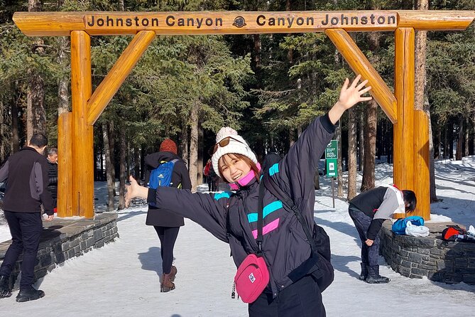 Marble & Johnston Canyon Ice-Walk Tour From Calgary/Canmore/Banff - Mobile Ticket Option