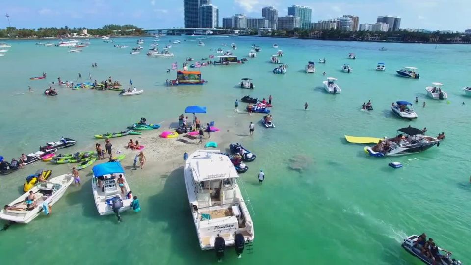 Miami: Private Boat Party at Haulover Sandbar - Full Activity Description