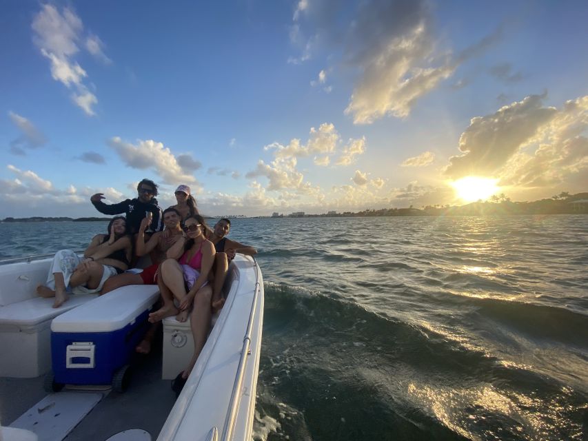 Miami: Private Sunset Boat Tour With Bottle of Champagne - Full Activity Description