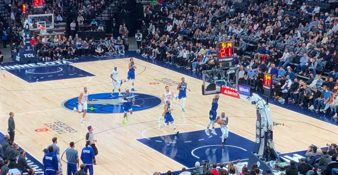 Minneapolis: Minnesota Timberwolves Basketball Game Ticket - Inclusions