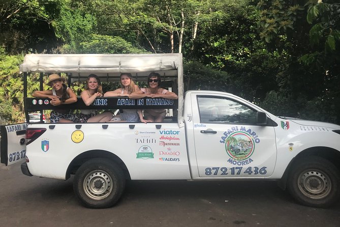 Moorea 4WD Tour Inc. Belvedere, Pineapple Farm, Magic Mountain... - Booking Information