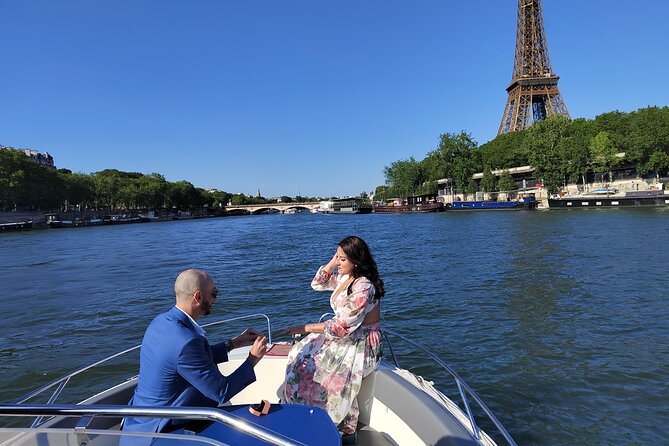 Paris Seine River Private Boat Embark Near Eiffel Tower - Pricing Information