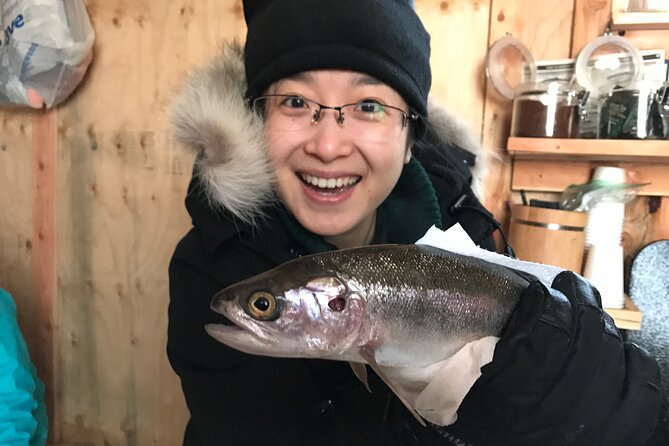 Quick and Easy Ice Fishing at Chena Lake - Delicious Grilled Fish Dinner Included