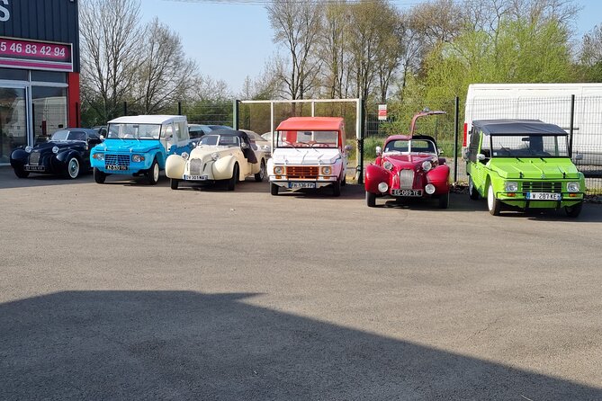 Retro Road Trip/ Méhari, 2CV & Burton in Rochefort, La Rochelle - Booking Information