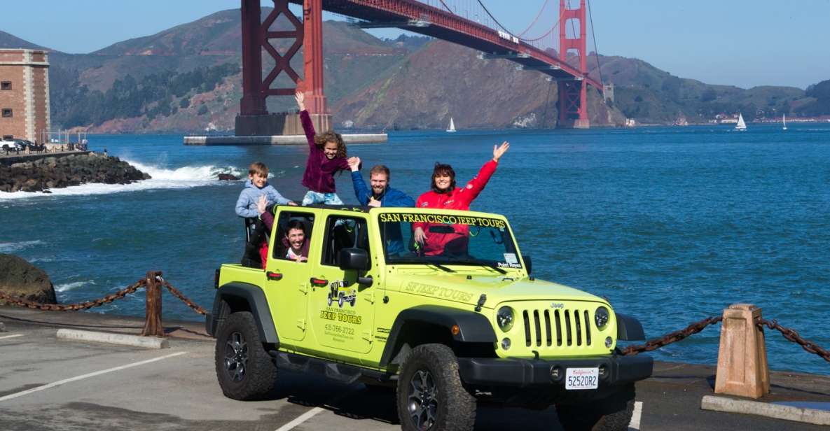 San Francisco: Private City Highlights Tour in a Jeep - Meeting Point and Review Summary