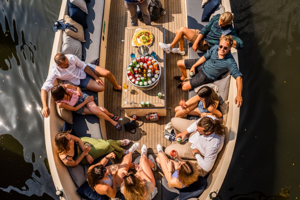 Amsterdam: German Guided Open Boat Cruise With Bar Onboard - Location Details