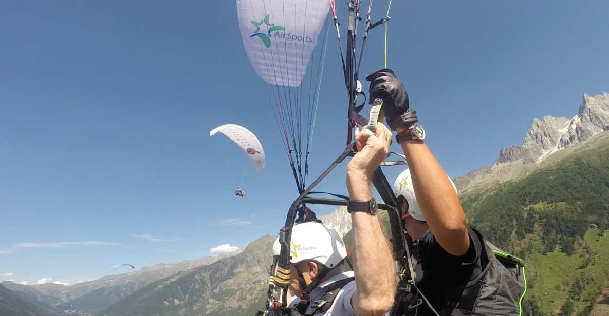 Chamonix and Paragliding Tour - Booking Information