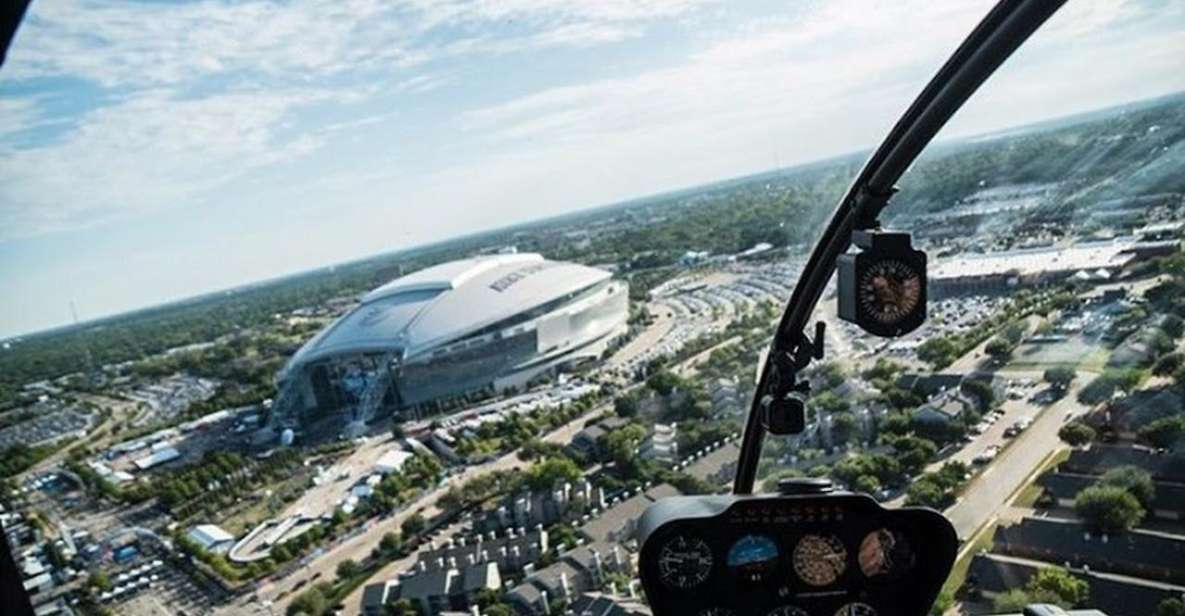 Dallas: Helicopter Tour of Dallas With Pilot-Guide - Inclusions in the Tour