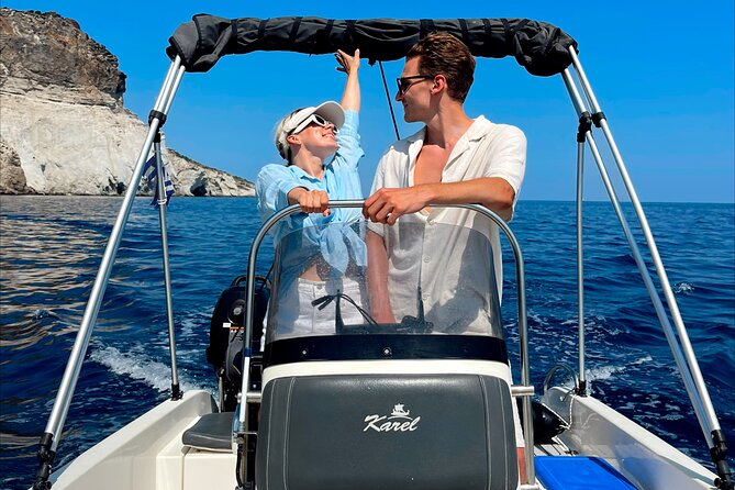 Half-Day Boat Rental With Skipper Option in Milos - What To Expect