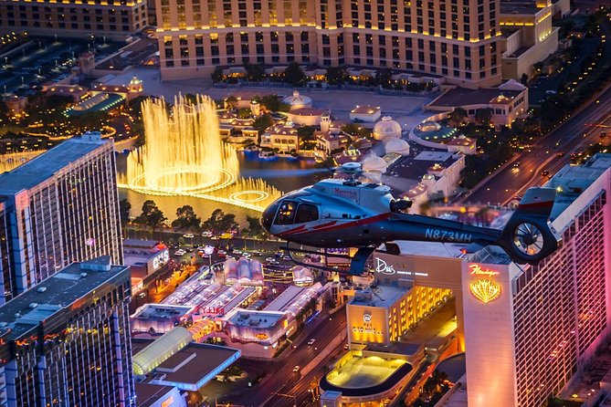 Las Vegas Strip Helicopter Night Flight With Optional Transport - Maximum Travelers and Weight Limit