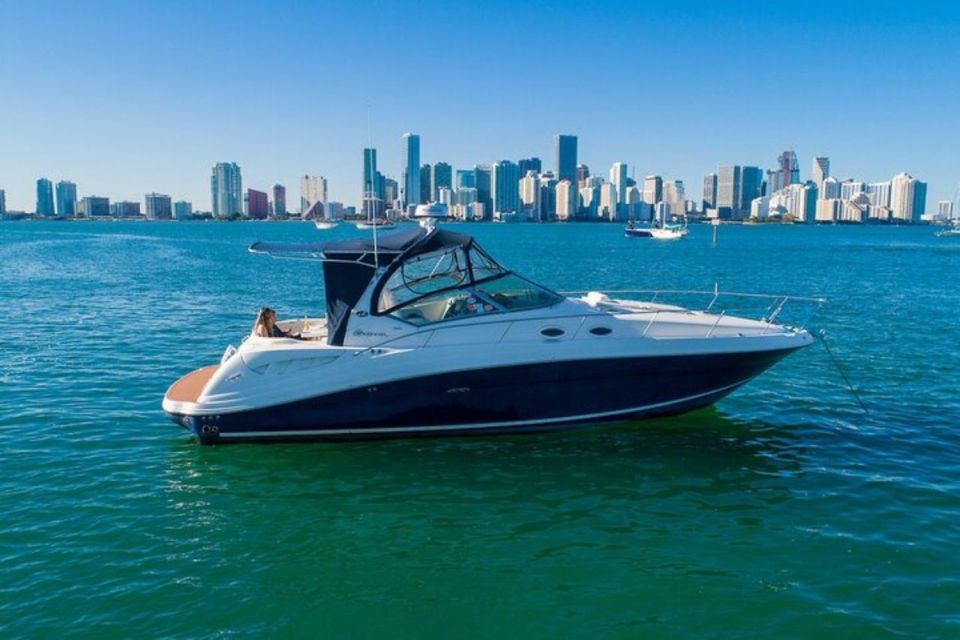 Miami: 37-Foot Sundancer Boat Rental - Location and Logistics