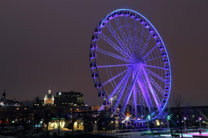 Night on Montreal Small Group Tour With La Grand Roue Ride - Guide Details