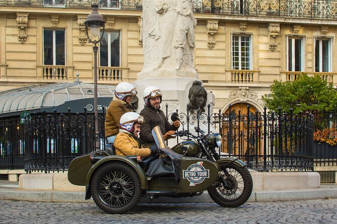 Paris Private Flexible Duration Guided Tour on a Vintage Sidecar - Ending Point and Cancellation Policy