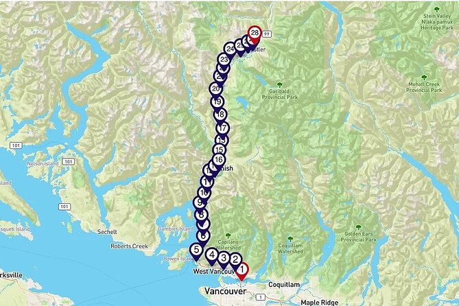 Sea to Sky Highway: a Smartphone Audio Driving Tour - Customer Support