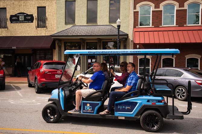 Shared Golf Cart Tour of Bentonville, Arkansas - Tour Highlights