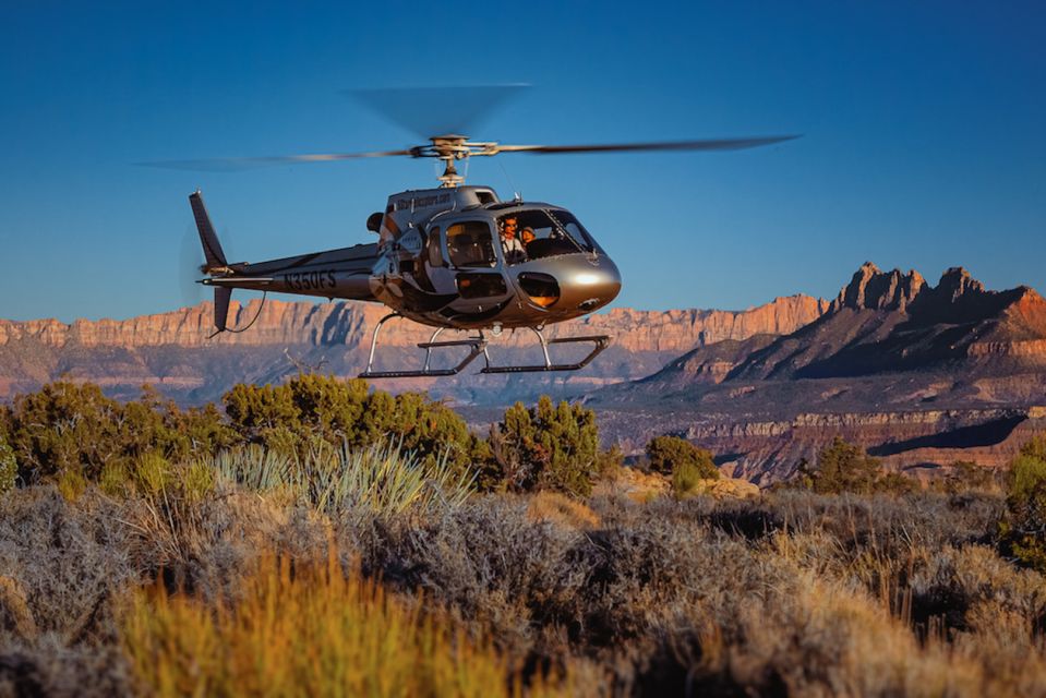 Zion National Park and Canaan Cliffs: Helicopter Tour - Transportation Information