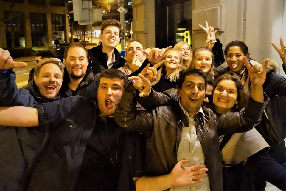 Zurich: Pub Crawl Nightlife Tour With Shots and Snacks - Select Participants and Date