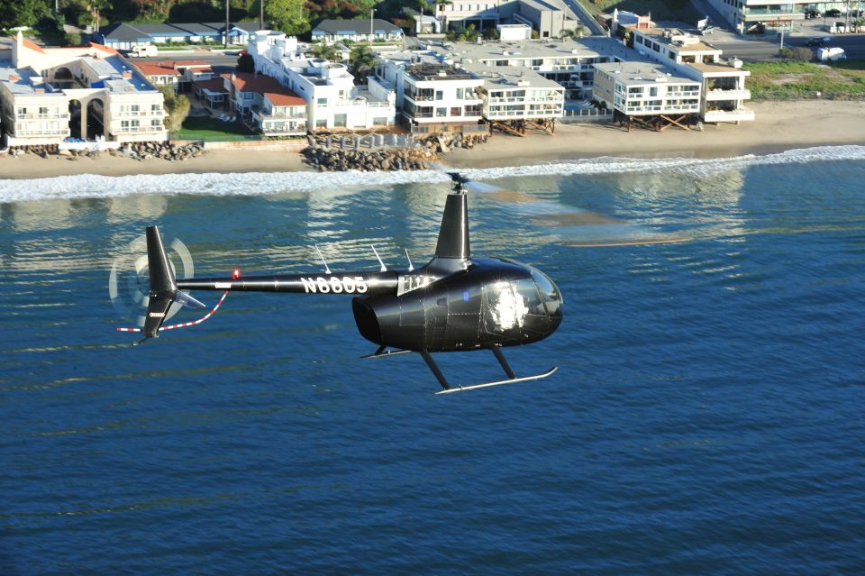 California Coastline Helicopter Tour - Additional Information