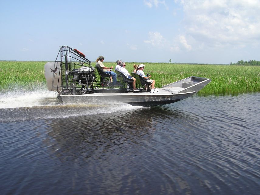 From New Orleans: Swamp Airboat, 2 Plantation Tours & Lunch - Duration and Availability