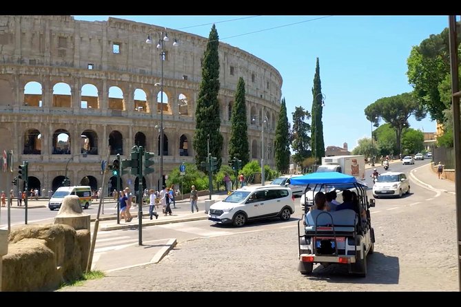 Golf Cart Tour Admiring the Beauty of Rome! - Common questions