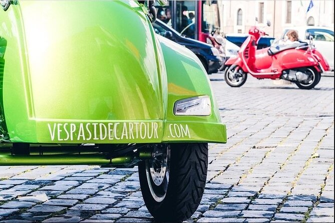 Highlights of Rome Vespa Sidecar Tour in the Afternoon With Gourmet Gelato Stop - Highlights and Recommendations