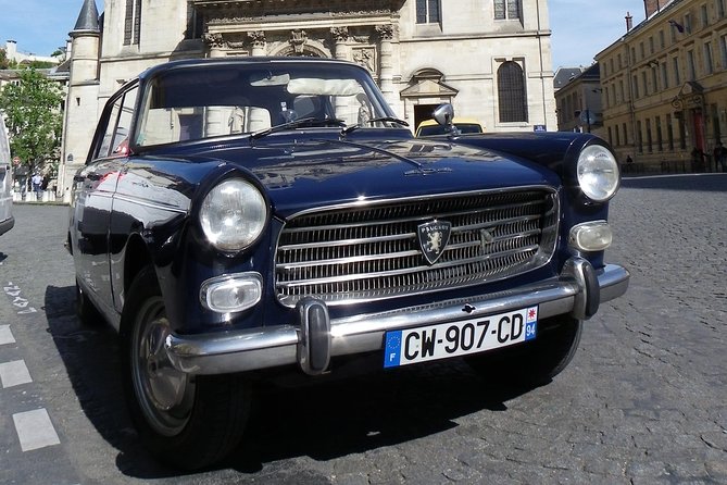 Paris Private Tour in a Classic French Peugeot 404 - Inclusions in the Tour Package