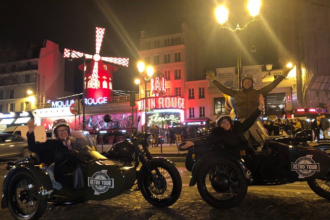 Paris Vintage Tour by Night on a Sidecar With Champagne - Booking Process and Reservations