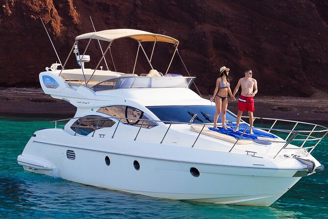 Private Motor Yacht Cruise in Santorini - Additional Information