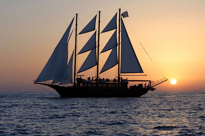 Santorini Sunset Dinner Cruise Including Nea Kameni Visit - Common questions
