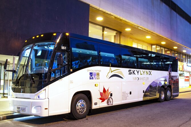 Vancouver Shared One-Way Transfer To or From Whistler - Inclusions