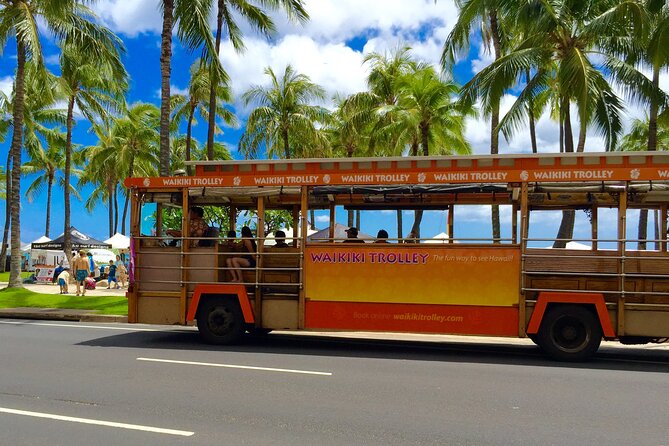 Waikiki Trolley Blue Line Coastline & Local Grindz Hop-on Hop-off - Common questions