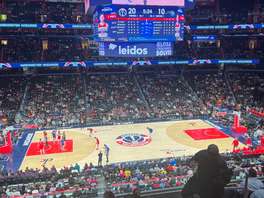 Washington D.C.: Washington Wizards Basketball Game Ticket - Customer Feedback