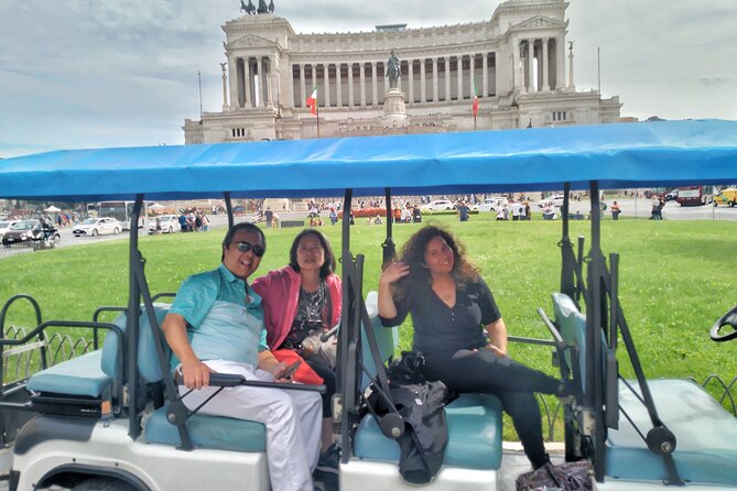 WOW Private Tour in Rome by Golf Cart With Local Guide & GELATO - Gelato Tasting Experience