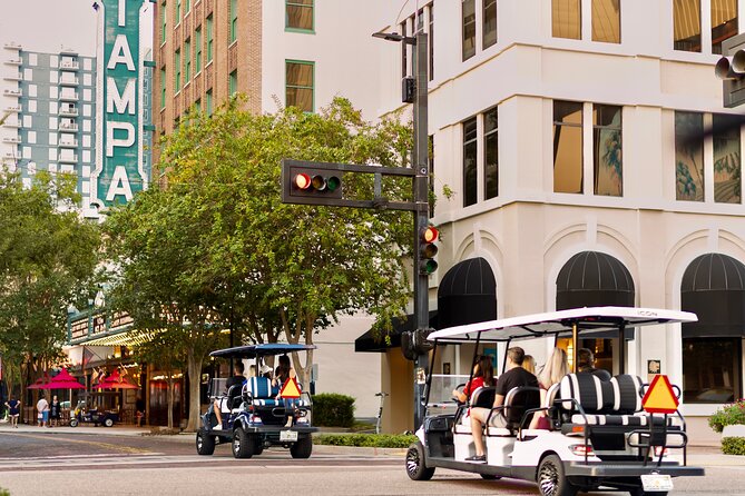 Guided Tampa Sightseeing Tour in a Deluxe Street Legal Golf Cart - Common questions