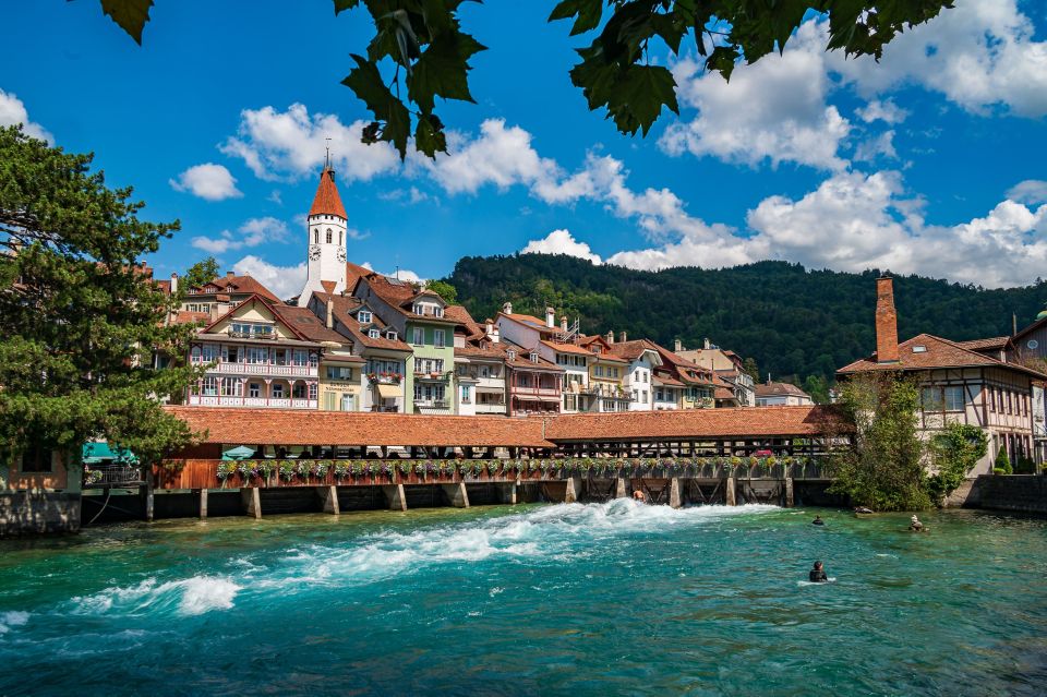 Nature Park Blue Lake, Panorama Bridge and Lake Thun Cruise - Oberhofen Castle Exploration