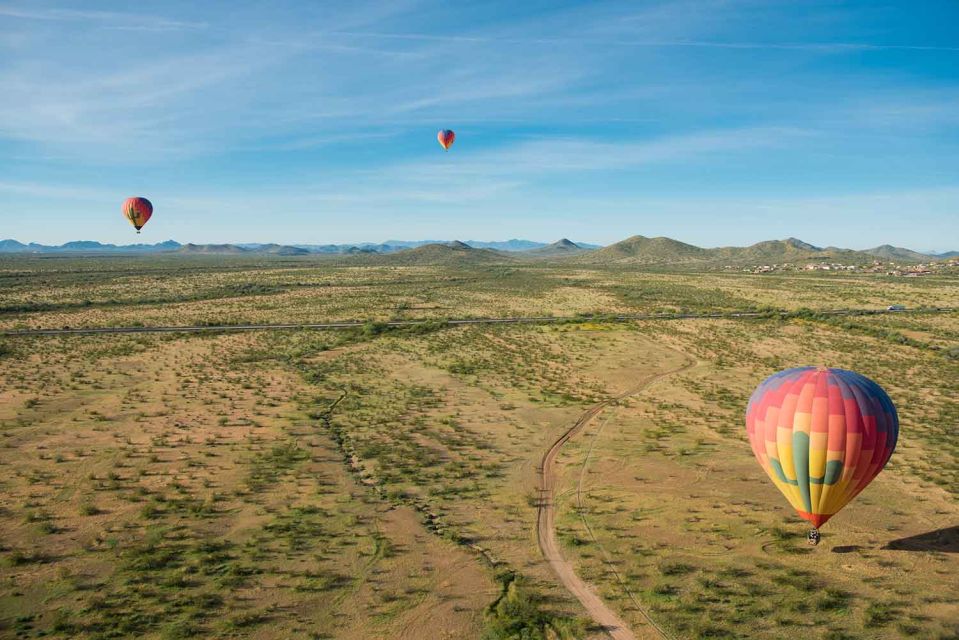 Phoenix: Hot Air Balloon Ride With Champagne and Catering - Additional Information