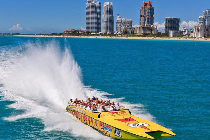 Speedboat Sightseeing Tour of Miami - Thrilling Tour Experience