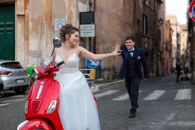 Vespa Scooter Tour in Rome With Professional Photographer - Common questions