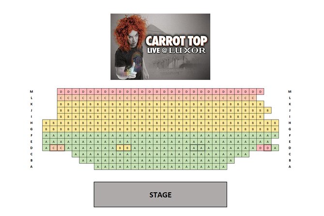 Carrot Top at the Luxor Hotel and Casino - Common questions