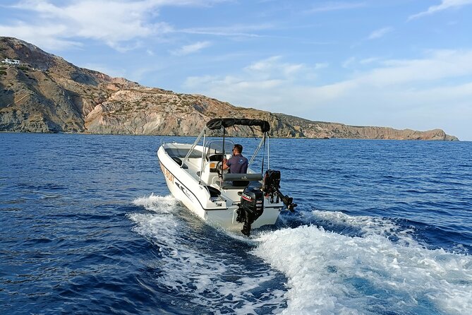 Half-Day Boat Rental With Skipper Option in Milos - Skipper Booking Process