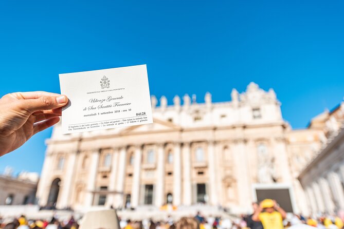 Papal Audience Experience Tickets and Presentation With an Expert Guide - Common questions