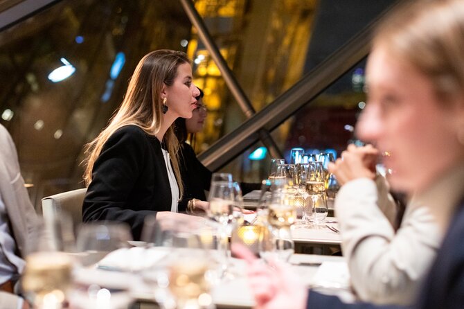 Paris Late Dinner at Eiffel Towers Madame Brasserie Restaurant - Window Table Disappointment