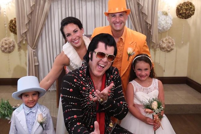 Elvis Themed Wedding or Vow Renewal at Graceland Wedding Chapel - Limo Service and Photography Experiences