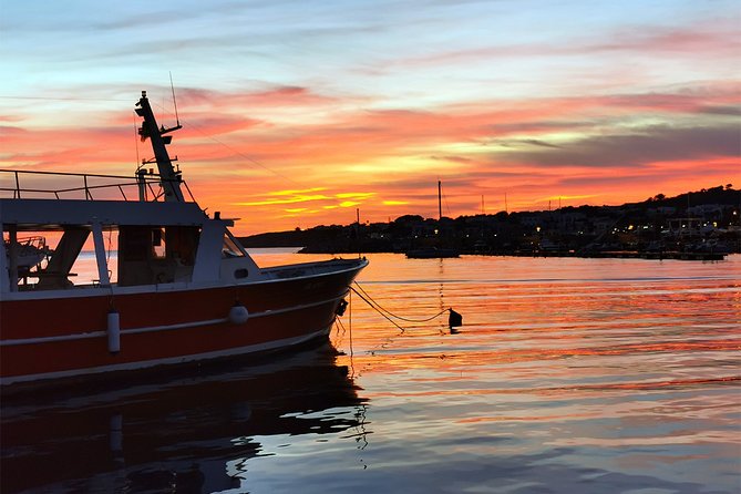 Boat Party at Sunset in the Waters of Salento With Drink - Key Points