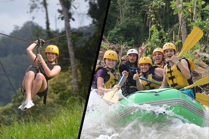 Combo Rafting & Canopy Tour With Organic Lunch. - Key Points
