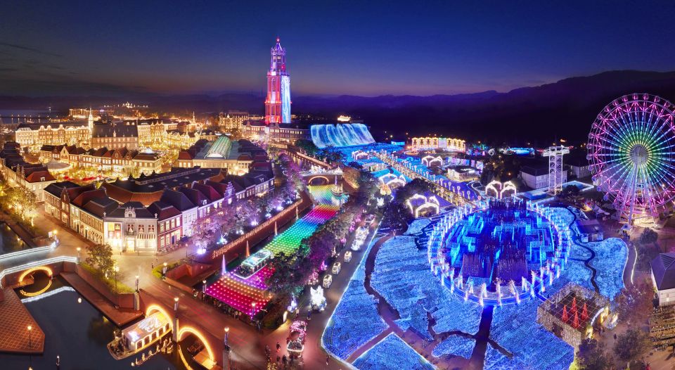 From Fukuoka: Huis Ten Bosch Park Entry Ticket and Transfers - Key Points