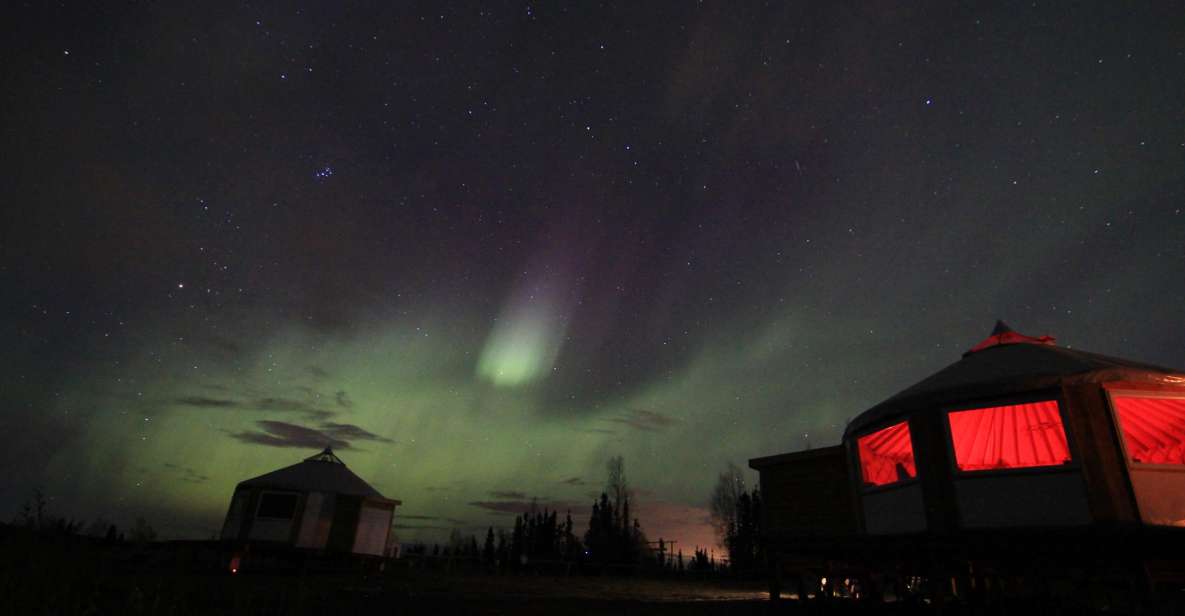 Late Night Yurt Dinner and Northern Lights - Key Points