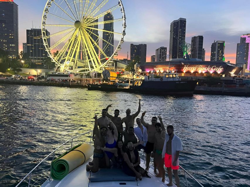 Miami: Nightlife & Party in Biscayne Bay With Champagne - Key Points